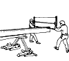 CO2-friendly use of wood for house building inspired by Thay wood sawing method